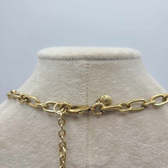 J Crew Multi Color Crystal and Resin Statement Necklace - Picture 4 of 8